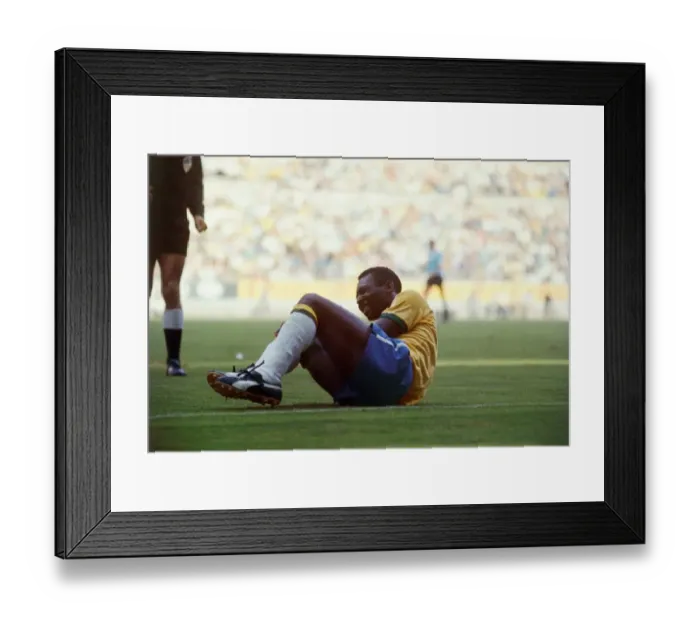 Framed Print : World Cup Semi Final1970 Brazil 3 Uruguay 1 Jalisco