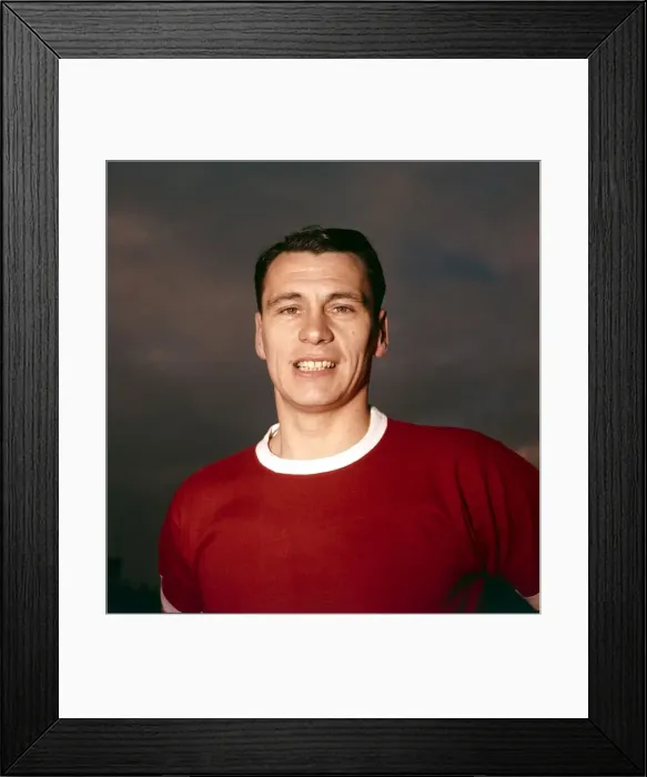 Framed Print : Bobby Robson - 1960s England Fulham and WBA Football Player Framed Print : Bobby Robson - 1960s England Fulham and WBA Football Player
