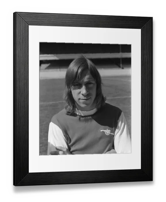 Framed Print : Charlie George football player for Arsenal August 1972