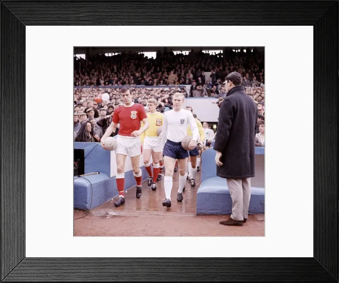 Framed Print : October 1965 Wales v England Football 1960s Football Player Bobby Moore Framed Print : October 1965 Wales v England Football 1960s Football Player Bobby Moore