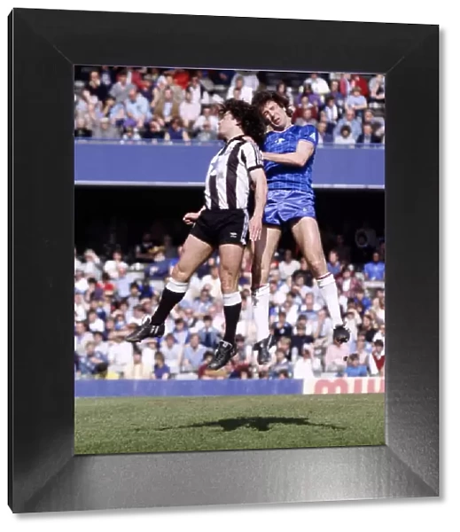 May 1983 Chelsea v Newcastle United Football at Stamford Bridge London Kevin Keegan