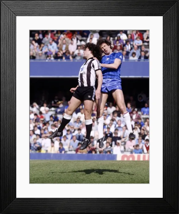 Framed Print : May 1983 Chelsea v Newcastle United Football at Stamford Bridge London Kevin Keegan Framed Print : May 1983 Chelsea v Newcastle United Football at Stamford Bridge London Kevin Keegan