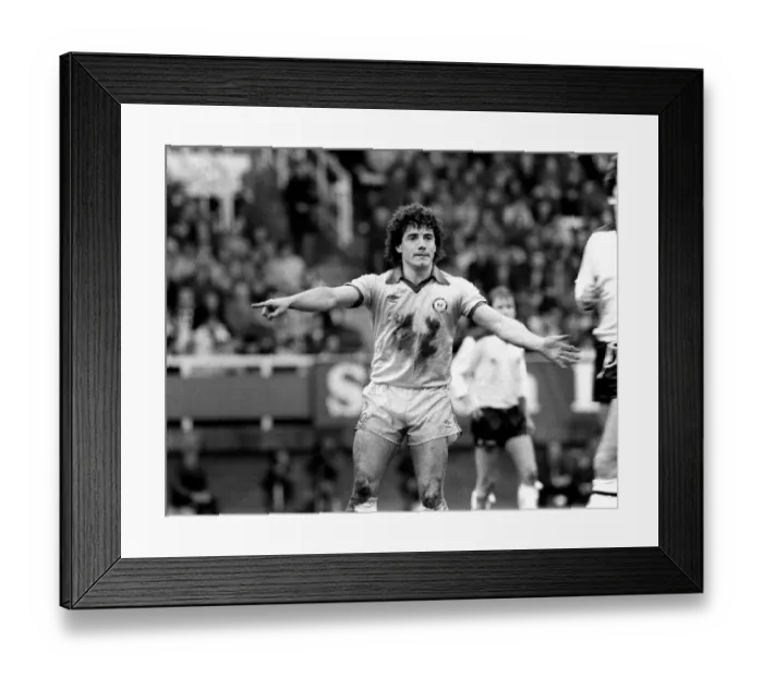 Framed Print : February 1983 Fulham v Newcastle United Kevin Keegan Framed Print : February 1983 Fulham v Newcastle United Kevin Keegan