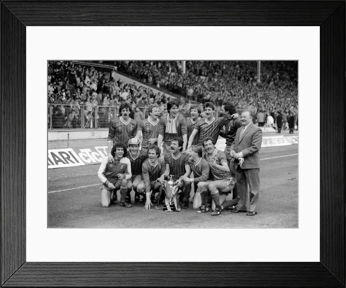 Framed Print : League Cup Final March 1983 Liverpool 2 Manchester United 1 Framed Print : League Cup Final March 1983 Liverpool 2 Manchester United 1