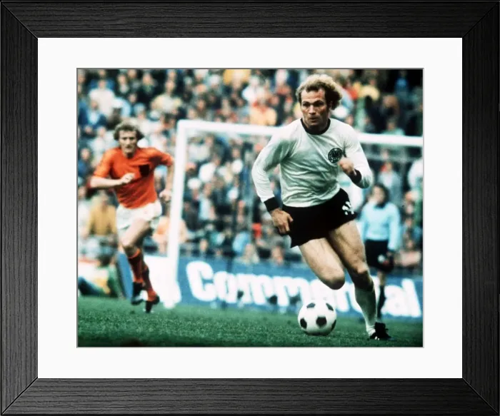 Framed Print : 1974 World Cup Final at the Oympic Stadium, Munich. West Germany 2 v Holland 1