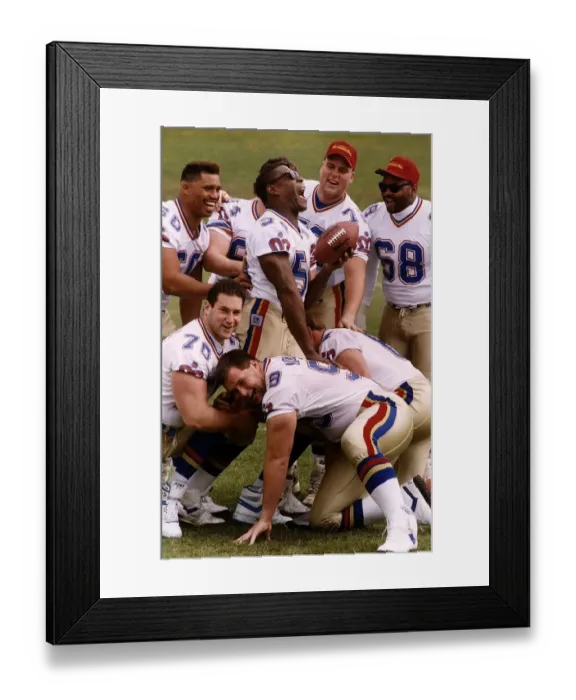 Framed Print : Frank Bruno EX Boxer was today given the title of Honorary Monarch by the London Monarchs Framed Print : Frank Bruno EX Boxer was today given the title of Honorary Monarch by the London Monarchs