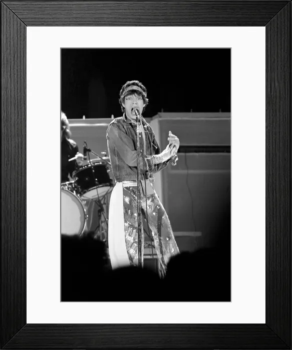 Framed Print : Mick Jagger, Rolling Stones Inglewood Forum, Los Angeles, California Framed Print : Mick Jagger, Rolling Stones Inglewood Forum, Los Angeles, California