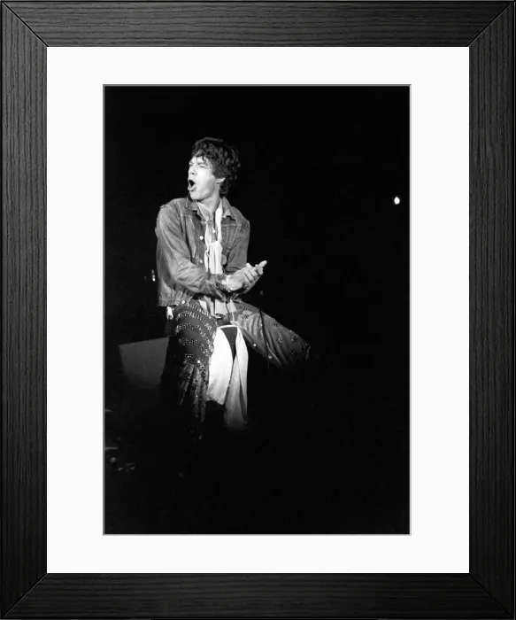 Framed Print : Mick Jagger, Rolling Stones Inglewood Forum, Los Angeles, California Framed Print : Mick Jagger, Rolling Stones Inglewood Forum, Los Angeles, California