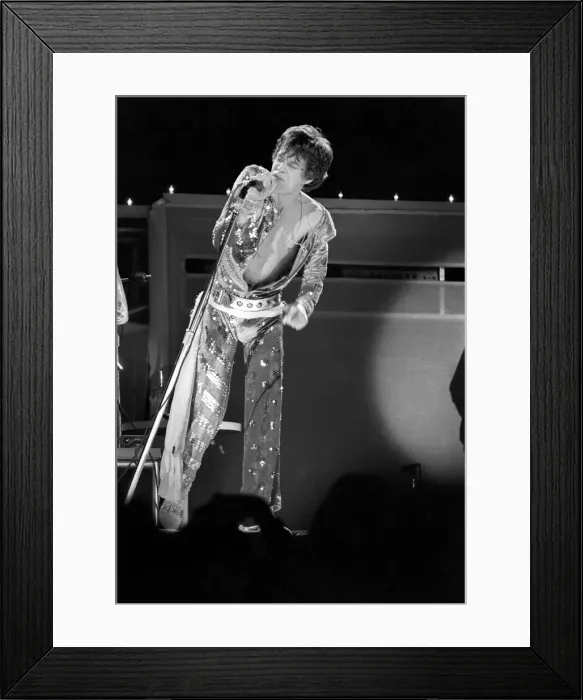 Framed Print : Mick Jagger, Rolling Stones Inglewood Forum, Los Angeles, California Framed Print : Mick Jagger, Rolling Stones Inglewood Forum, Los Angeles, California