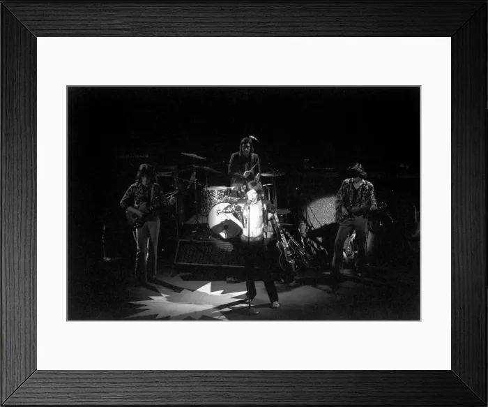 Framed Print : The Rolling Stones at the last concert of their tour at the Round House, London Framed Print : The Rolling Stones at the last concert of their tour at the Round House, London