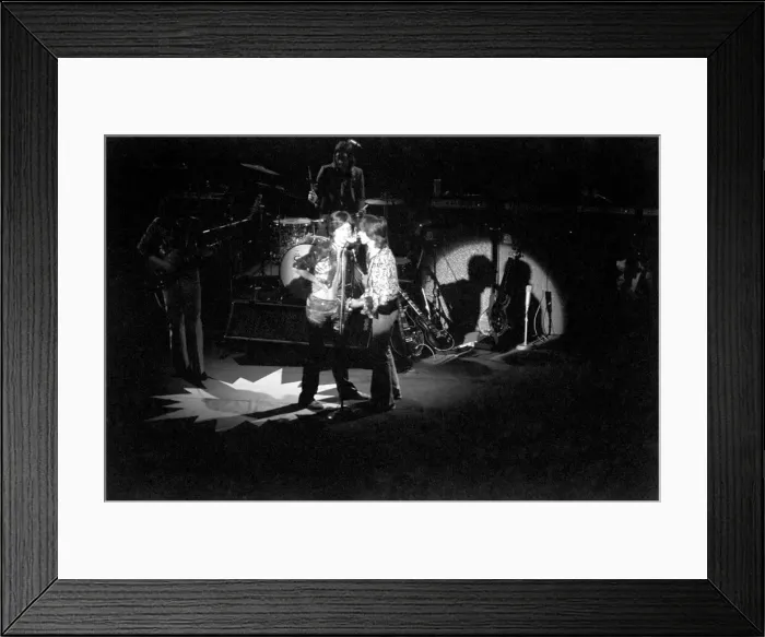 Framed Print : The Rolling Stones at the last concert of their tour at the Round House, London Framed Print : The Rolling Stones at the last concert of their tour at the Round House, London