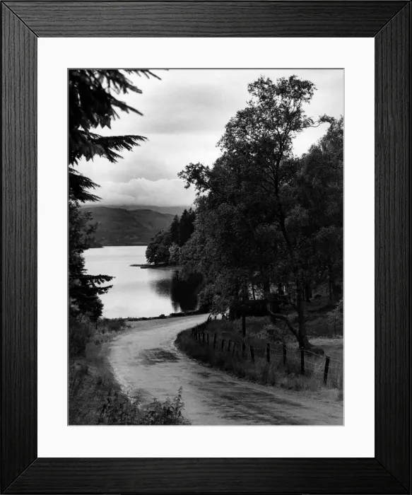 Framed Print : Roadside view of Loch Ard, a body of fresh water in the Loch Lomond Framed Print : Roadside view of Loch Ard, a body of fresh water in the Loch Lomond