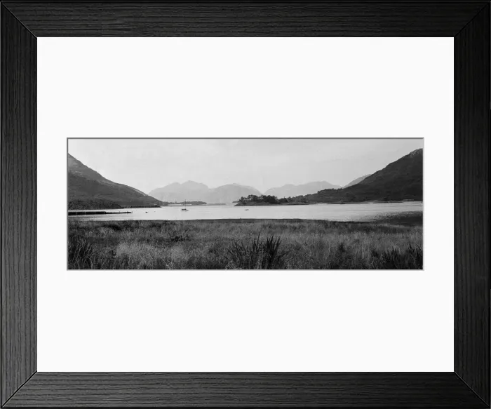 Framed Print : General view of Loch Leven and the Pap of Glen Coe in Argyllshire, Scotland