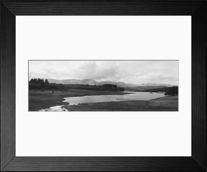 Framed Print : General view of Moss Eccles Tam on Claire Heights above Lake Windermere in the Lake
