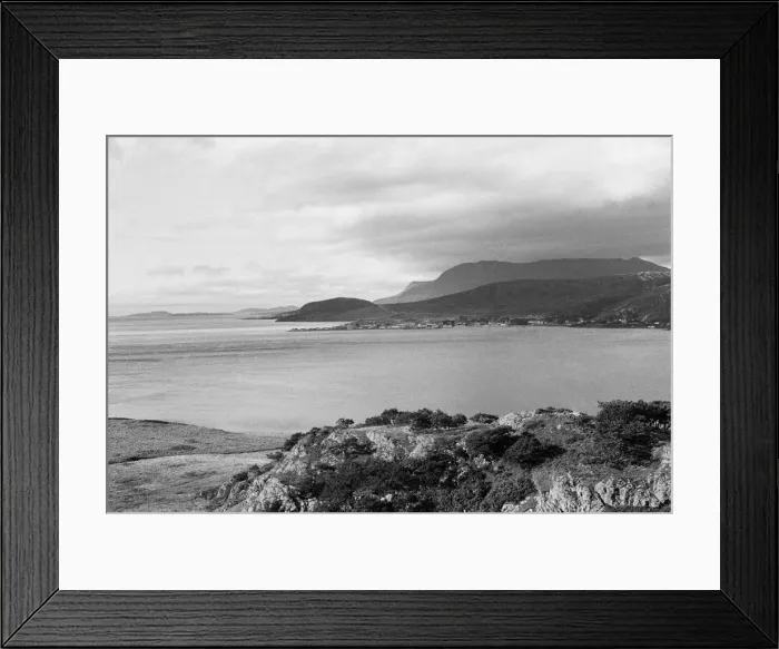 Framed Print : General view of Loch Broom and Ullapool in Easter Ross, Scotland. Circa 1960 Framed Print : General view of Loch Broom and Ullapool in Easter Ross, Scotland. Circa 1960
