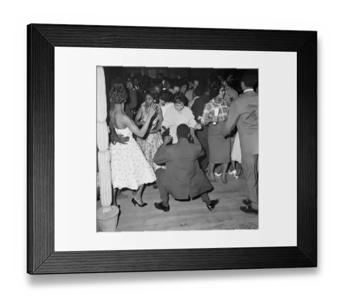 Framed Print : The first ever Notting Hill carnival, created in response to the previous