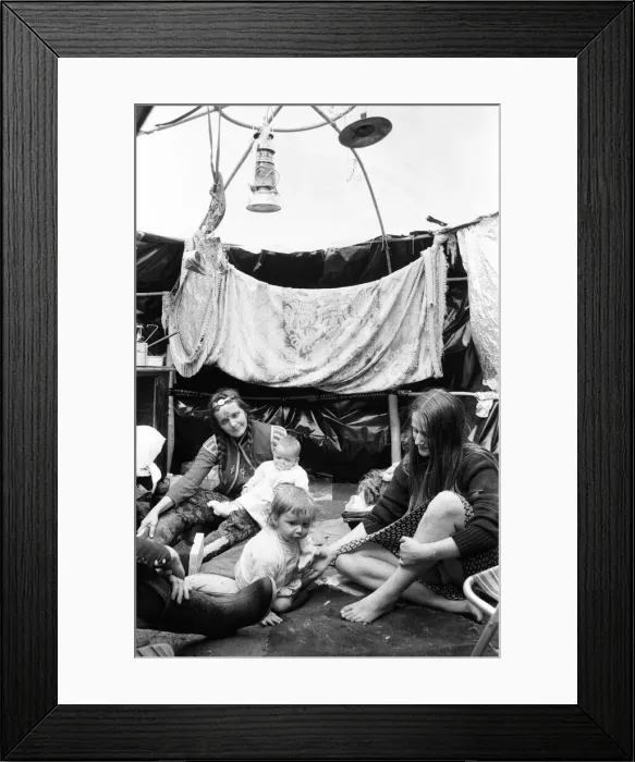 Framed Print : The Glastonbury Fayre of 1971, a free festival planned by Andrew Kerr Framed Print : The Glastonbury Fayre of 1971, a free festival planned by Andrew Kerr