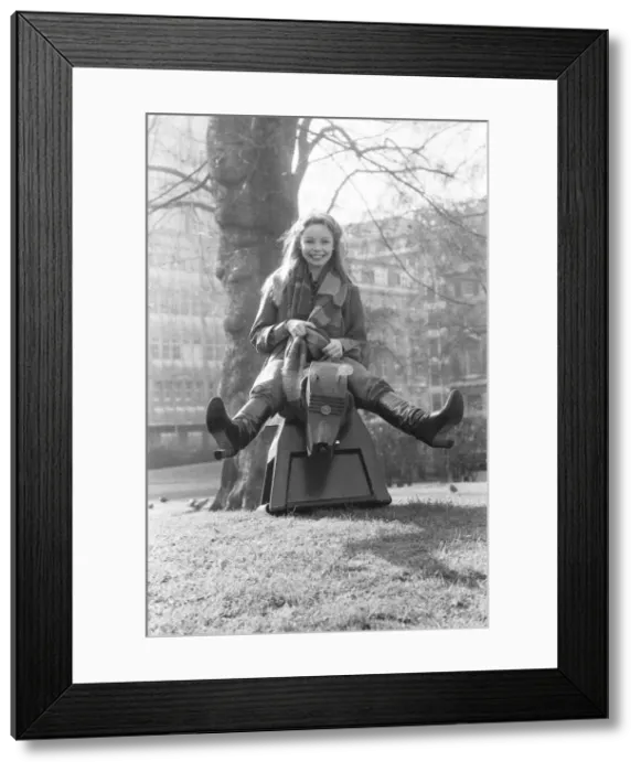 Framed Print : Actress Lalla Ward who will join Dr Who in the long running TV series Framed Print : Actress Lalla Ward who will join Dr Who in the long running TV series