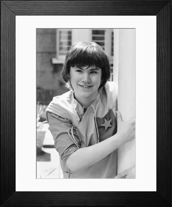 Framed Print : 18 year old Matthew Waterhouse making his debut in the BBC TV series Dr Who