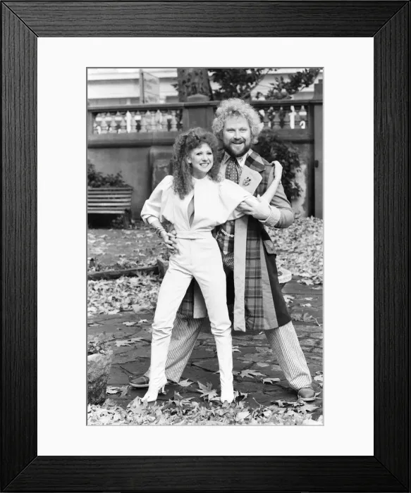 Framed Print : Bonnie Langford, joins Colin Baker as Doctor Who in episode nine of