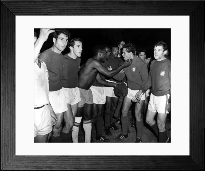 Framed Print : World Cup Group C match at Goodison Park, Liverpool. Brazil 1 v Portugal 3 Framed Print : World Cup Group C match at Goodison Park, Liverpool. Brazil 1 v Portugal 3