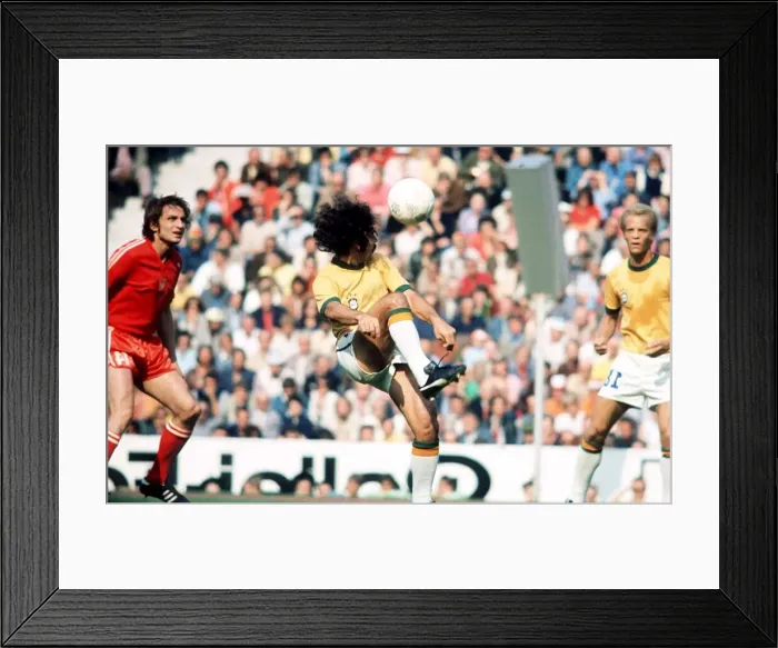 Framed Print : Football World Cup 1974 Brazil 0 Holland 2 at Dortmund Framed Print : Football World Cup 1974 Brazil 0 Holland 2 at Dortmund