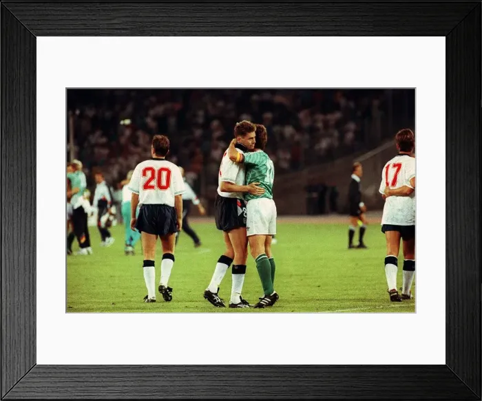 Framed Print : World Cup 1990 Semi Final England 1 West Germany 1 Chris Waddle