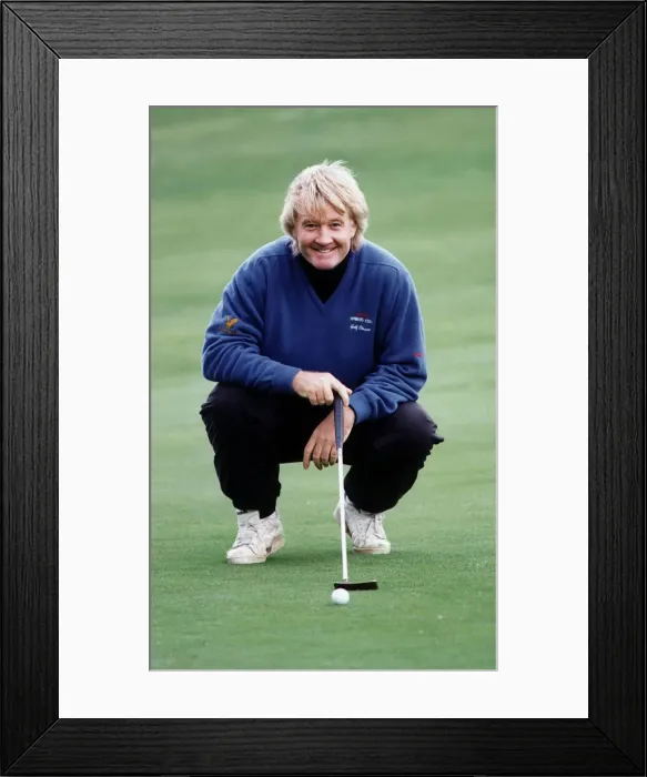 Framed Print : Rodney Marsh Football ex player who now does a touring pundits shows with George Best