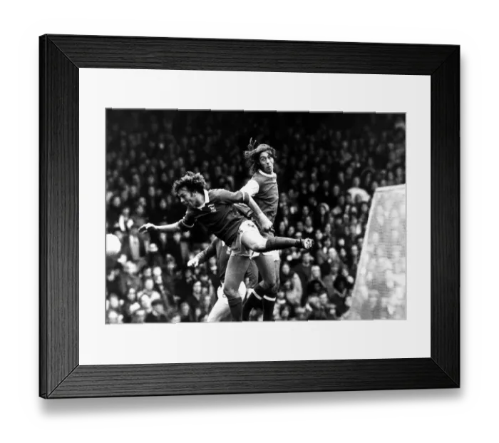 Framed Print : Charlie George Football Player October 1973 Arsenal v Ipswich Town
