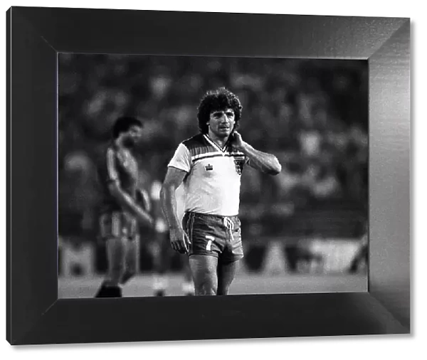 Kevin Keegan after missing chance of a goal July 1982 against Spain in the 1982