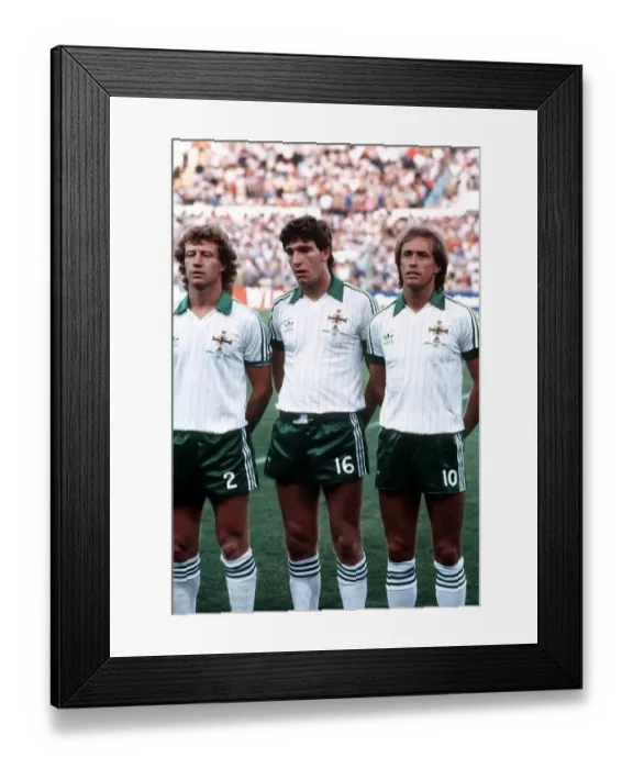 Framed Print : Northern Ireland v Yugoslavia June 1982 1982 Football World Cup in Spain Framed Print : Northern Ireland v Yugoslavia June 1982 1982 Football World Cup in Spain