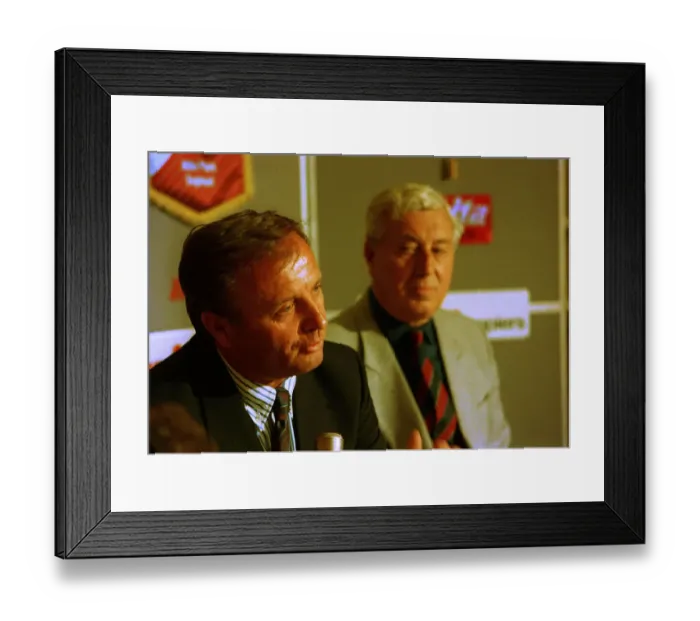 Framed Print : Josef Venglos signs as Aston Villa manager July 1990 Doug Ellis chairman of Aston Framed Print : Josef Venglos signs as Aston Villa manager July 1990 Doug Ellis chairman of Aston