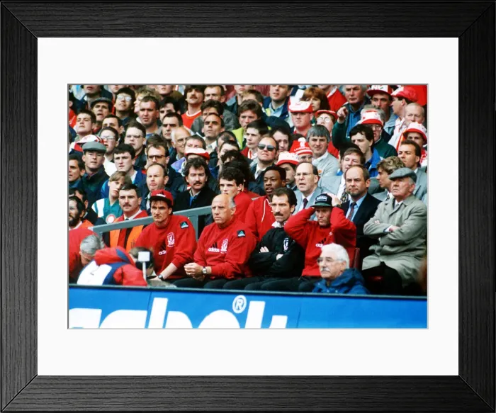 Framed Print : Ronnie Moran with Graeme Souness Liverpool FC FA Cup Final Liverpool 2 v Framed Print : Ronnie Moran with Graeme Souness Liverpool FC FA Cup Final Liverpool 2 v