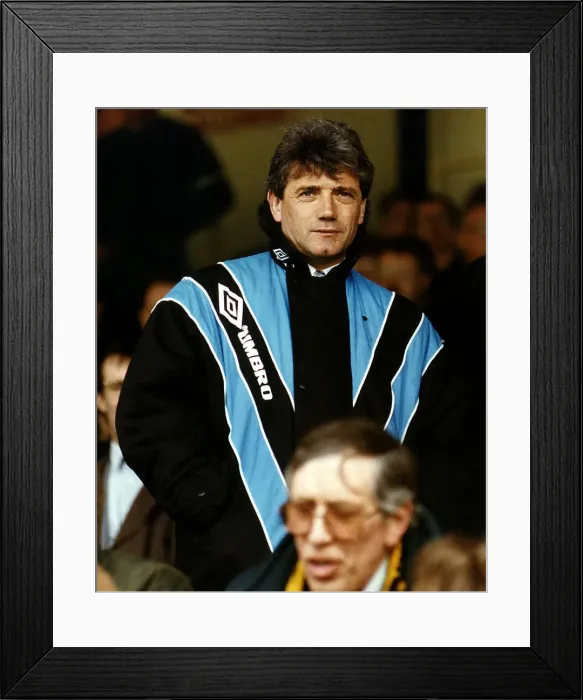 Framed Print : Kevin Keegan Football manager for Newcastle United 1993 Framed Print : Kevin Keegan Football manager for Newcastle United 1993