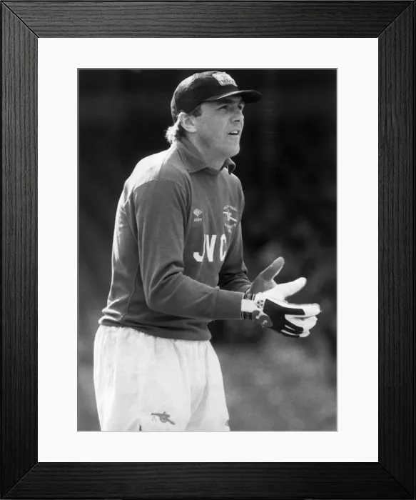 Framed Print : Arsenals goalkeeper George Wood. 17th April 1982. 82-2065 Framed Print : Arsenals goalkeeper George Wood. 17th April 1982. 82-2065