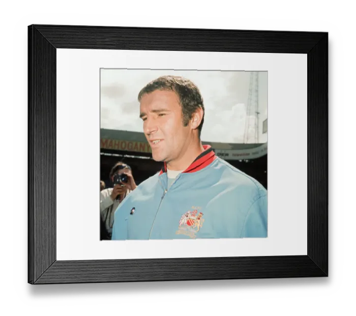 Framed Print : Malcolm Allison Manchester City assistant manager seen here during the build up to the FA Framed Print : Malcolm Allison Manchester City assistant manager seen here during the build up to the FA