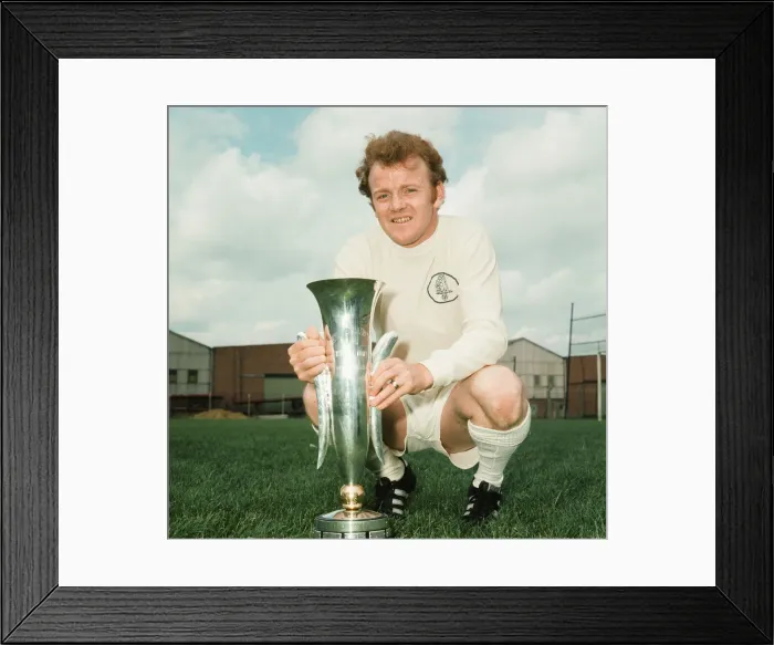Framed Print : Billy Bremner with the Inter Cities Fair Cup June 1971 Framed Print : Billy Bremner with the Inter Cities Fair Cup June 1971