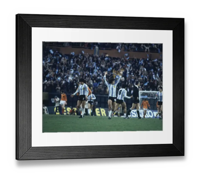 Framed Print : World Cup Final between Argentina and Holland, played at Estadio River Plate football