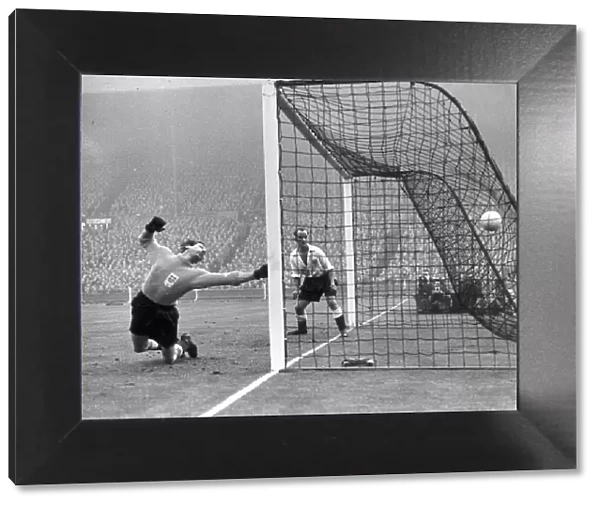 England v Hungary 25th November 1953 Messick fails to save