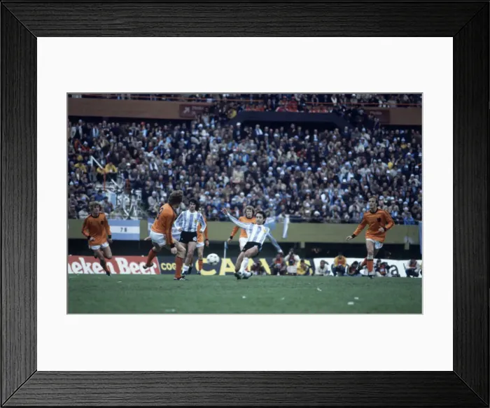 Framed Print : World Cup Final between Argentina and Holland, played at Estadio River Plate football Framed Print : World Cup Final between Argentina and Holland, played at Estadio River Plate football