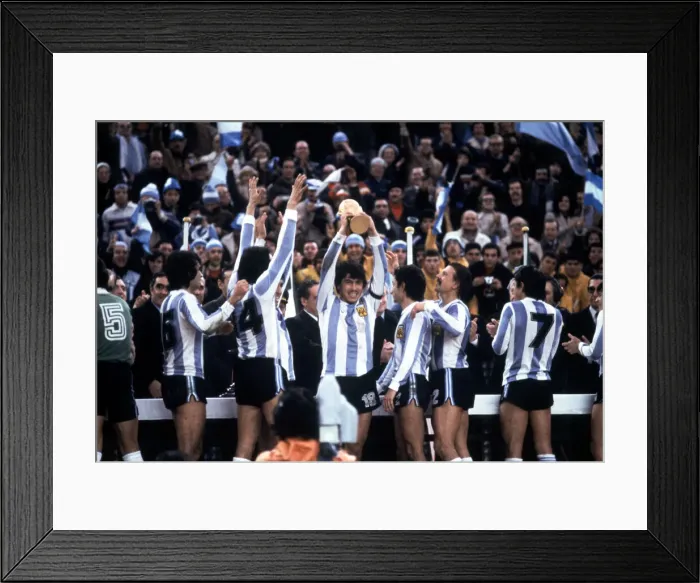 Framed Print : World Cup Final between Argentina and Holland, played at Estadio River Plate football