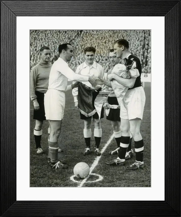 Framed Print : Scotland v Yugoslavia International at Hampden Park Glasgow November 1956