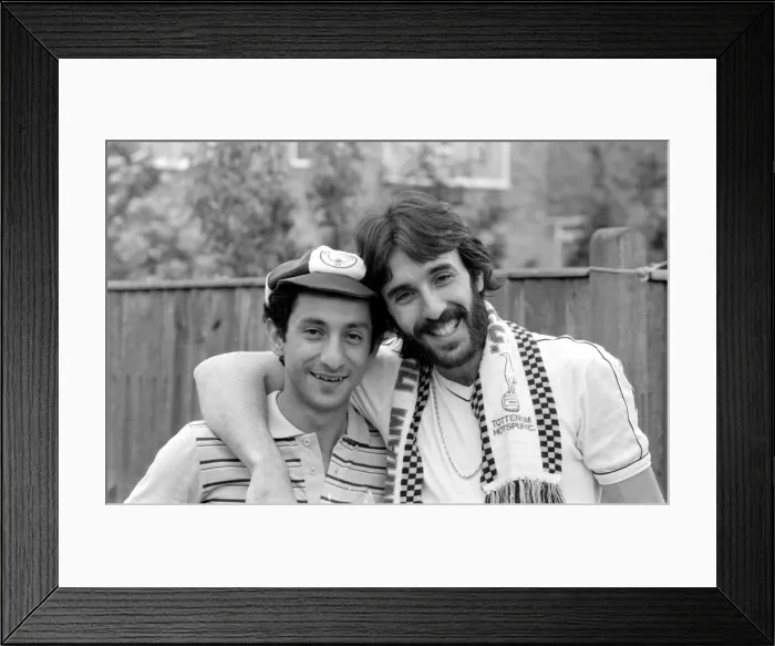 Framed Print : Ricardo Villa and Ossie Ardiles the day after winning the FA Cup. 15th May 1981 Framed Print : Ricardo Villa and Ossie Ardiles the day after winning the FA Cup. 15th May 1981