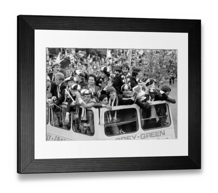 Framed Print : Spurs homecoming after winning the FA Cup. 15th May 1981