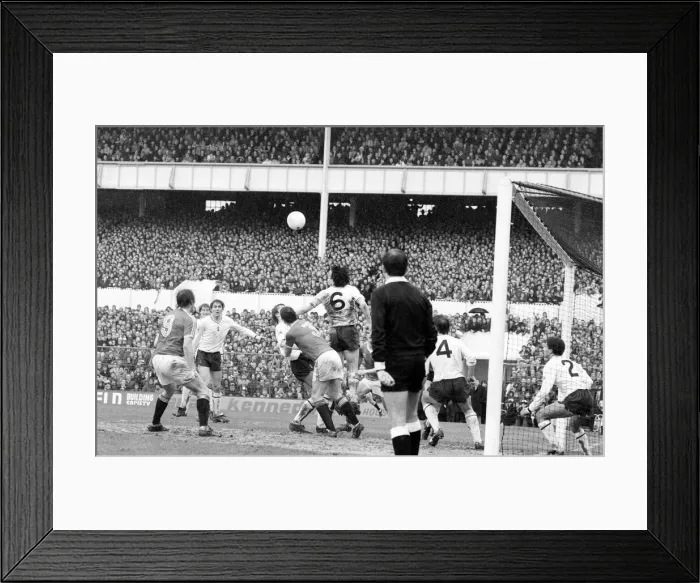 Framed Print : FA Cup 5th Round. Tottenham Hotspur 2 v. Exeter City 0. Action from the game Framed Print : FA Cup 5th Round. Tottenham Hotspur 2 v. Exeter City 0. Action from the game