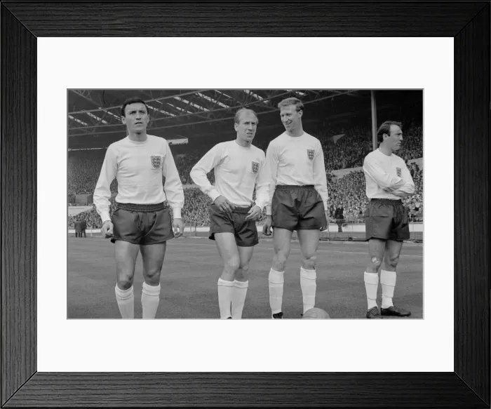 Framed Print : Home International match at Wembley Stadium. England 2 v Scotland 2