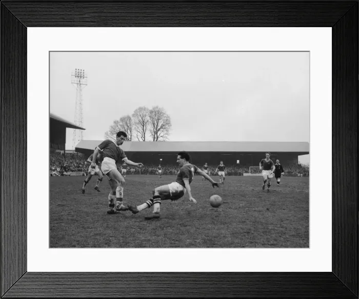 Framed Print : English League Division Two match. Plymouth Argyle 2 v Walsall 1