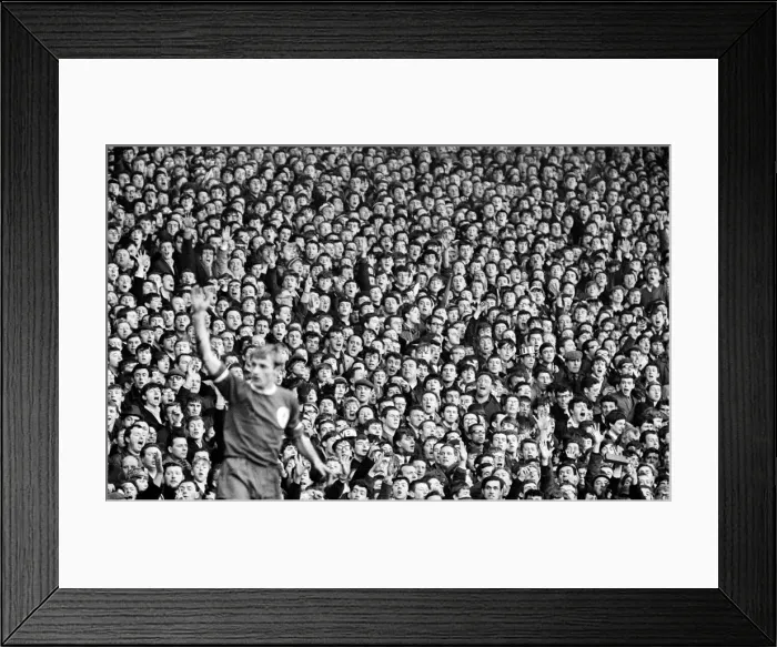 Framed Print : Liverpool supporter during the match against Stoke at Anfield Framed Print : Liverpool supporter during the match against Stoke at Anfield