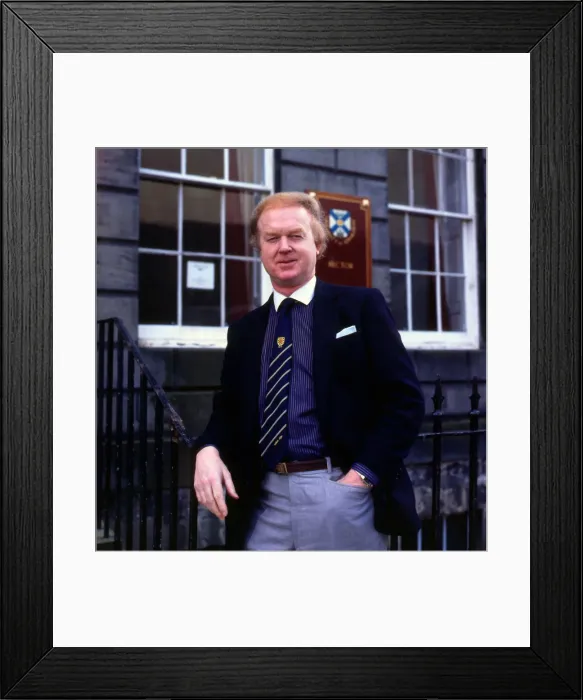 Framed Print : Archie MacPherson Sports Commentator August 1987 Framed Print : Archie MacPherson Sports Commentator August 1987