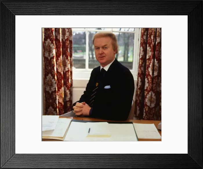 Framed Print : Archie MacPherson Sporst Commentator May 1985 Framed Print : Archie MacPherson Sporst Commentator May 1985